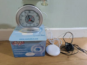 sonic bomb alarm clock and bed shaker - pristine condition - Picture 1 of 2