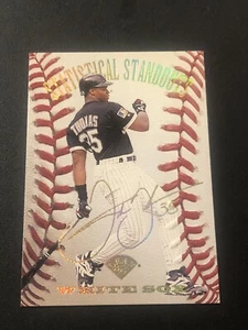 1995 Leaf Statistical Standouts /5000 Frank Thomas #8 HOF - Picture 1 of 2