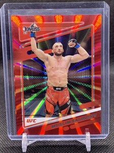2022 Panini Donruss UFC Base Holo Red Laser #137 Muslim Salikhov #20/75