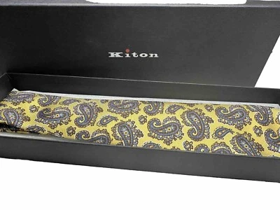 Corbata Kiton Paisley nueva sin etiquetas Foto 1 de 4