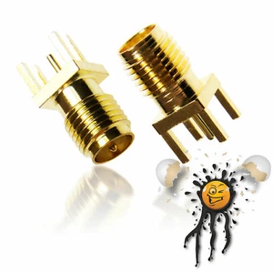2 x SMA PCB áramköri lapok WiFi WLan antennaadapter dugó / aljzat dugó / aljzat - Zdjęcie 1 z 4