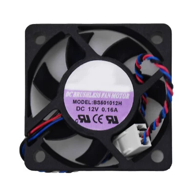 Cooling fan BS501012H for Bi Sonic Ball Bearing 12V 0.16A 50*50*10mm 3Pin - Image 1 of 4