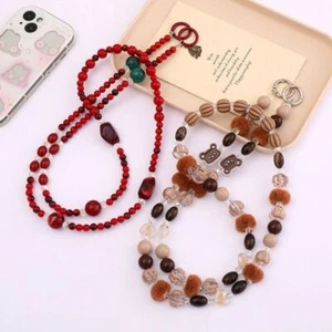 Multi-function Mobile Phone Lanyard Acrylic Crossbody Bag Strap Wrist Strap - Photo 1 sur 6