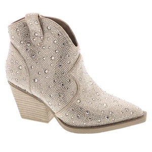 Botas occidentales al tobillo Austin de estrás para mujer Very G - Imagen 1 de 18