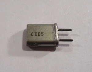 HC-25/U - 6.0050 MHz Radio Crystal - Tennxtal - .039 Pins - Zdjęcie 1 z 3