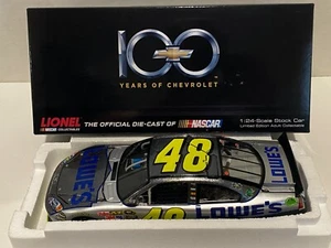 JIMMIE JOHNSON #48 2011 LOWES CHEVROLET 100 YEARS 1/24 - Picture 1 of 14