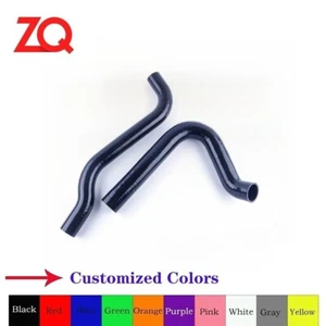 BLACK SILICONE RADIATOR HOSE FOR 1967-1972 CHEVY Chevrolet C/K SERIES C10 PICKUP - Picture 1 of 12
