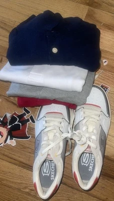 Lote de 4 polos unisex juveniles talla 10/12 Sketchers 5 Foto 1 de 4