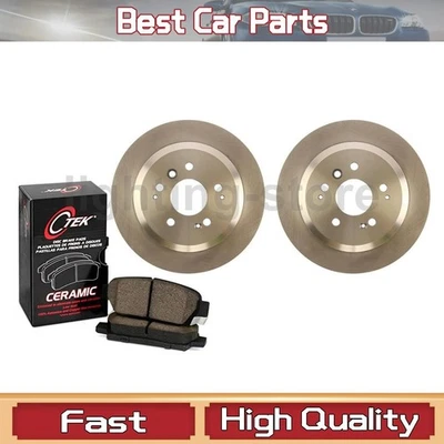 Rotores de freno pastillas de freno traseras para Honda Pilot 3,5 L Honda Ridgeline 3,5 L Foto 1 de 4