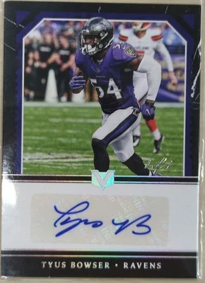 2017 Panini Vertex FOOTBALL Tyus Bowser  Baltimore Ravens Auto 1/1 #VS-TB - Image 1 of 4