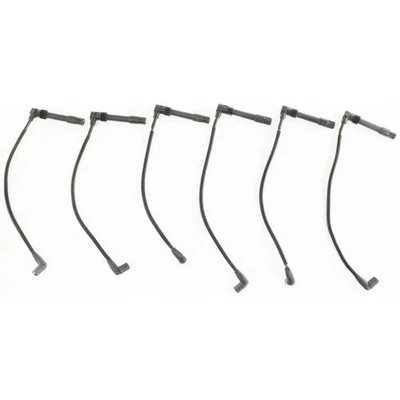 Juego de 6 cables de bujía para Audi S4 2000 2001 2002 acabado negro 078905536B Foto 1 de 4