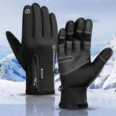 Winter Gloves Waterproof Windproof Thermal Touch Screen Warm Gloves Men Women UK - Image 1 of 4