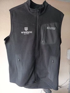 Kuiu Vest Men XL Black High Loft Sweater Fleece Base Camp Full Zip Hiking - Picture 1 of 6