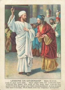 Lecciones de imagen cristiana 1921 lecciones sobre ciudadanía - Imagen 1 de 2