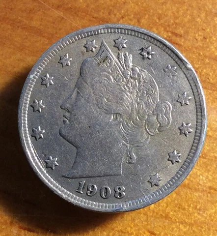 1908 Liberty Nickel Great Coin! Cover