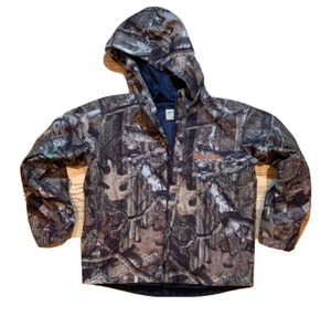 Rustic Ridge Hooded Camo Hunting Water Resistant Jacket Youth Size XL - Picture 1 of 8