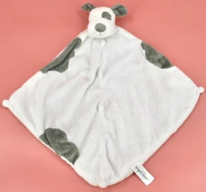 Angel Dear Puppy Dog Security Blanket Baby Lovey Plush Gray Nubs Knots 12 x 12 - Picture 1 of 6