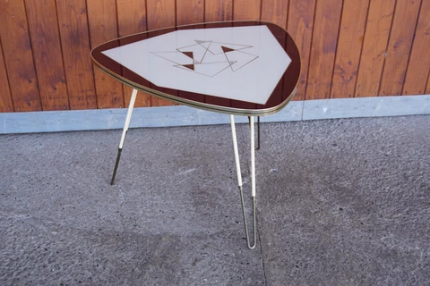 50s Table Vintage Kidney-Shaped Coffee Table Glas Rockabilly Retro 50er Cover