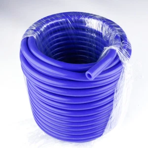Blue 5 Feet 1.5m 3/16" 5mm Vacuum Silicone Hose Intercooler Coupler Tube - Picture 1 of 8