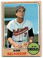 1968 Topps Milton Bradley #118 Mark Belanger