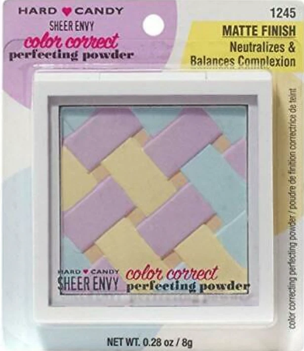 Hard Candy Sheer Envy Color Correct Perfecting Powder, 1245 Matte Finish Sealed! - Image 1 of 1