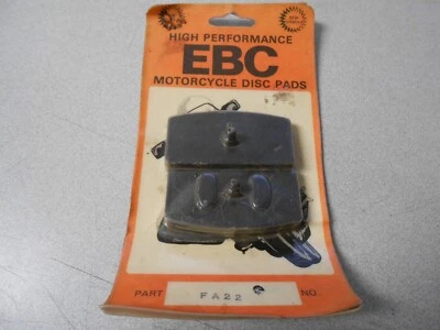 NOS EBC Disc Pad Set Fits: BMW 76-80 R60 75-77 R75 76-79 R100 FA22 - Image 1 of 4