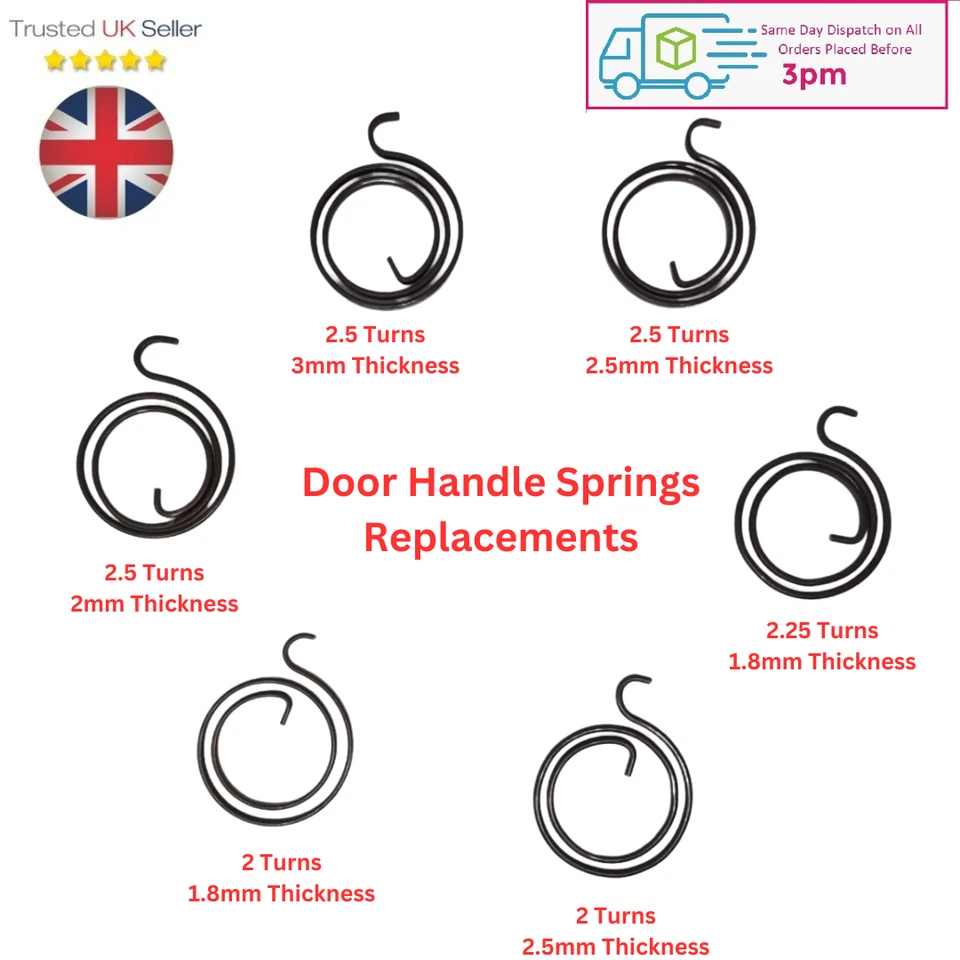 Springs for Door Handle Repair Replacement Parts for Latch Mechanism - Image 1 of 1