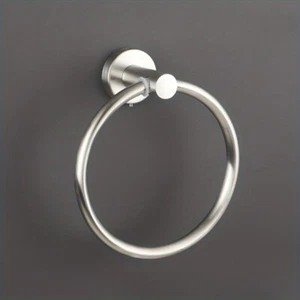 Anillo de toalla circular de acero inoxidable montado en la pared accesorios de herrajes de baño - Imagen 1 de 21