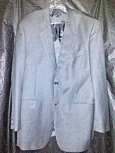 Jack Victor Herren 44 L Grau Wolle Luca Jacke Sportmantel Blazer 2 Knöpfe Canada - Bild 1 von 12