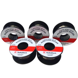 (5er Pack Spezial) 62Sn36Pb2Ag Silberlager Kolophonium Kern Lötzinn RA2% 0,015" 1oz - Bild 1 von 3