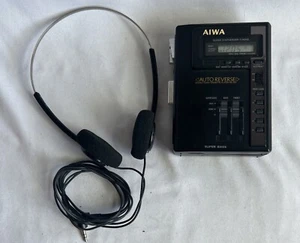 Vtg Cassette Tape Player AIWA HS-T50 Portable Walkman FM/AM Digital Radio Works - Picture 1 of 10