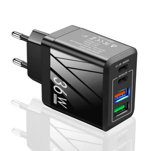 CE European USB plug Euro Europe EU 2 Pin 4A Fast USB Wall Plug Charger Adaptor - Picture 1 of 1