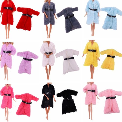 VETEMENTS Accessori Abbigliamento Collocazione Bambola Vestiti Cappotto Lungo Vestire Cappotto Peluche