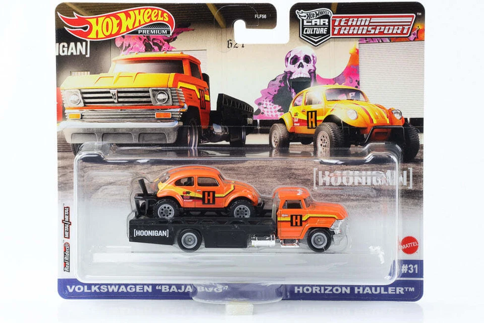 1:64 Team Transport VW BAJA BUG Horizon Hauler #31 Hot Wheels - Immagine 1 di 1