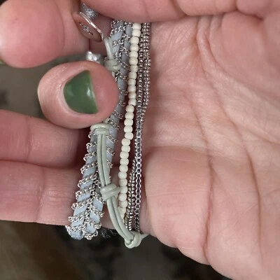 Stella & Dot Lola Wrap Bracelet - New! Looks like Multiple Bracelets! Foto 1 de 3