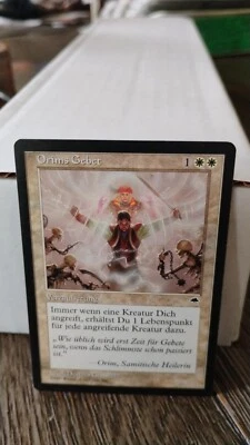 ORIM'S PRAYER Magic the Gathering MTG 1997 German Version Trading Card TCG - Image 1 of 2