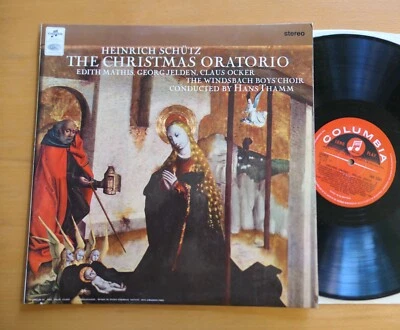 SAX 2584 Schutz Christmas Oratorio Edith Mathis Hans Thamm Columbia Stereo ED1 - Image 1 of 4