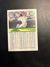 Cnr 1992 Fleer #255 Dennis Eckersley, Oakland A’s Athletics