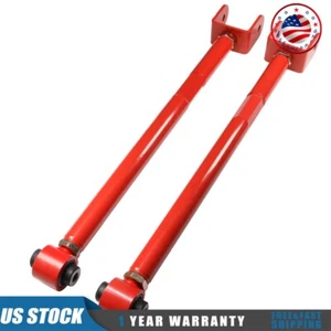 Red Rear Lower Adjustable Control Arm Camber Kit For BMW 92-05 3-Series E36 E46 - Picture 1 of 18