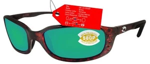 Occhiali da sole Costa Del Mar salamoia montatura tartaruga verde 580 plastica lenti polarizzate - Foto 1 di 9