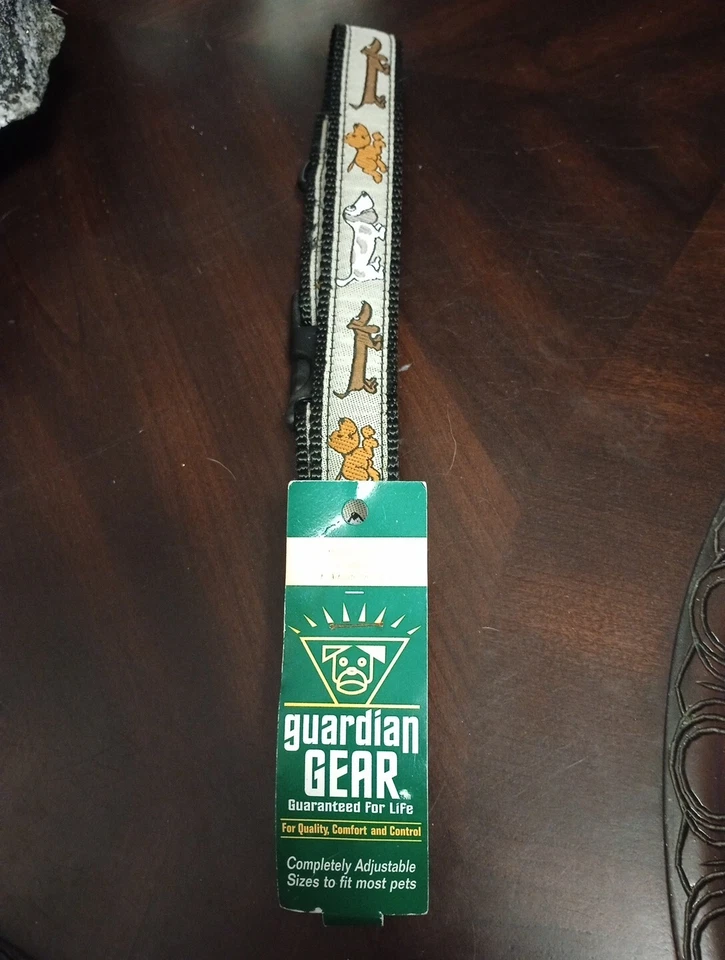 Nuevo con etiquetas Equipo Guardián, Collar Cinta Perros, Ajustable 18-26" Foto 1 de 2