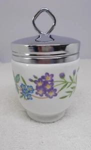 Royal Worcester King Porcelain Egg Coddler Fairfield Floral Garland ENGLAND - Picture 1 of 8