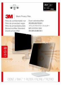 3M PF201C3B Frameless Black Privacy Filter 20.1" Standard Monitors 307x409 V25C
