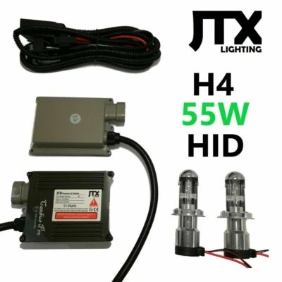 H4 HID Hi & Lo Kit 55W Suzuki Swift Grand Vitara Sierra Jimny Chev Saab Hummer - Image 1 of 4