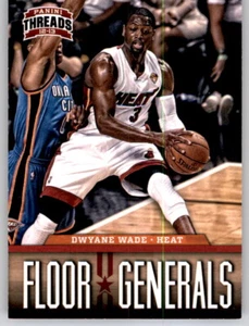 2012-13 Threads Floor Generals Dwyane Wade tarjeta de inserción de la NBA calor #12 - Imagen 1 de 2