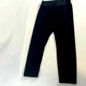 DEVOPS Little Boy Athletic Black Pants Size 8 Elastic Waist - Picture 1 of 5