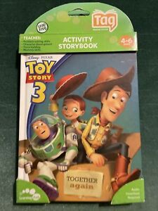 LeapFrog LeapReader TAG Book Disney Pixar Toy Story 3 Buzz Woody Jess School Kid