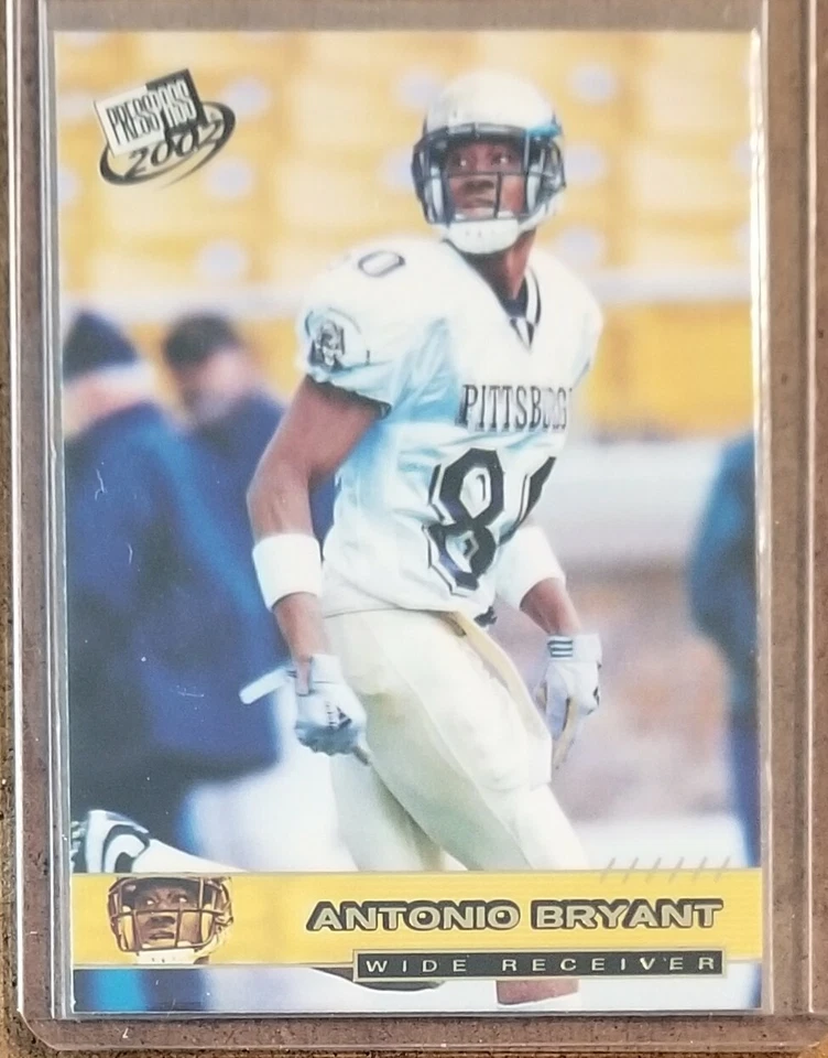 2002 Press Pass Gold Zone #G20 Antonio Bryant Pittsburgh Panthers Football Card  - Image 1 of 2