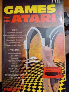 1982 book GAMES FOR THE ATARI Computer 400 800 basic Programs S ROBERTS vtg OLD - Bild 1 von 1