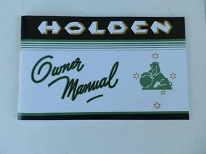 HOLDEN FB OWNERS MANUAL.    - Picture 1 of 8